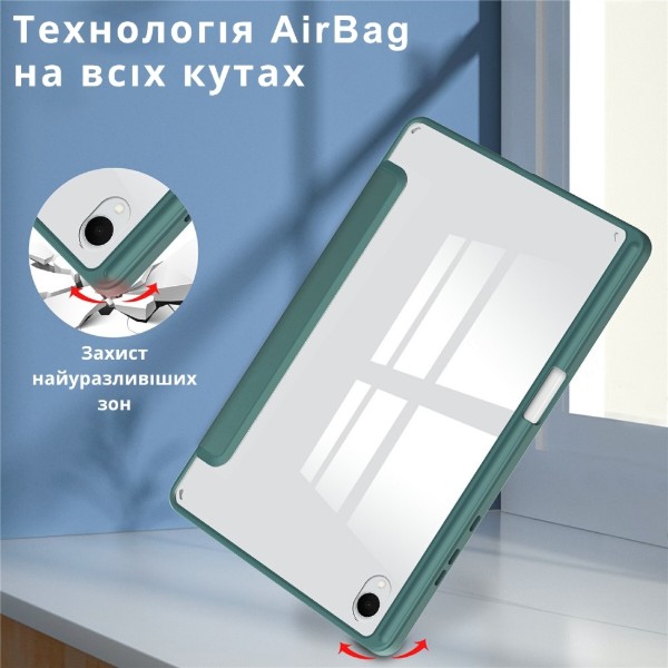 Фото - Чохол для планшета BeCover Soft Edge TPU з кріпленням for Samsung Galaxy Tab S11 (SM-X730/X736) 11" Dark Green (715577)
